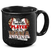 My Favorite Player Calls Me Nana Baseball Leopard Grandma, Mother's Day 15oz Campfire Ceramic Mug