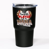 My Favorite Player Calls Me Nana Baseball Leopard Grandma, Mother's Day Tumbler