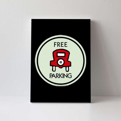 M.O.N.O.P.O.L.Y Free Parking Game Board Canvas