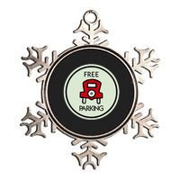 M.O.N.O.P.O.L.Y Free Parking Game Board Metallic Star Ornament