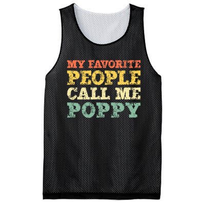 My Favorite People Call Me Poppy Mesh Reversible Basketball Jersey Tank