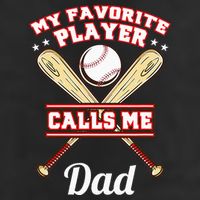 My Favorite Player Calls Me Dad Baseball Cool Comfort Performance Bucket Hat