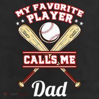 My Favorite Player Calls Me Dad Baseball 11oz C Handle Ceramic Mug