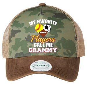 My Favorite Players Softball Soccer Football Grammy Legacy Tie Dye Trucker Hat