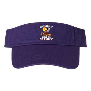 My Favorite Players Softball Soccer Football Grammy Valucap Bio-Washed Visor