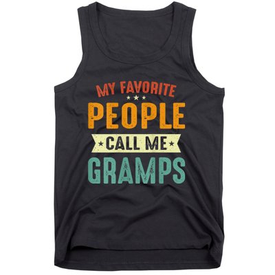 My Favorite People Call Me Gramps Tank Top