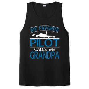 My Favorite Pilot Calls Me Grandpa PosiCharge Competitor Tank