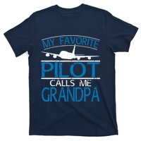 My Favorite Pilot Calls Me Grandpa T-Shirt