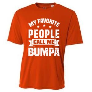 My Favorite People Call Me Bumpa Grandpa Papa Dad Cute Gift Cooling Performance Crew T-Shirt