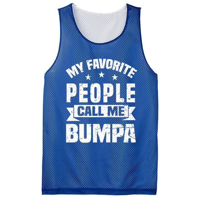 My Favorite People Call Me Bumpa Grandpa Papa Dad Cute Gift Mesh Reversible Basketball Jersey Tank