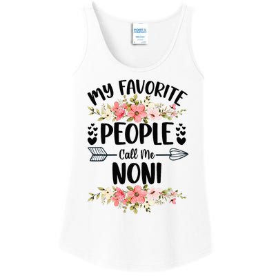 My Favorite People Call Me Noni Mother's Day Ladies Essential Tank