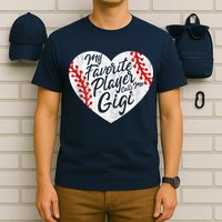 My Favorite Player Calls Me Gigi Baseball Heart Cute Grandma T-Shirt