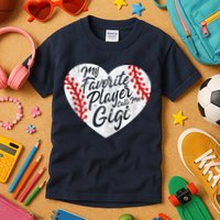 My Favorite Player Calls Me Gigi Baseball Heart Cute Grandma Kids T-Shirt