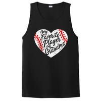 My Favorite Player Calls Me Grandma Baseball Heart Wo's PosiCharge Competitor Tank