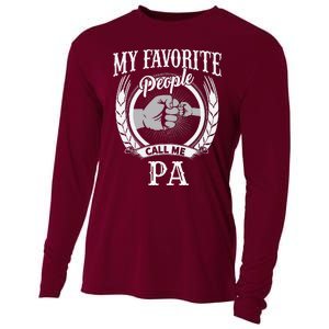 My Favorite People Call Me Pa Grandpa Cooling Performance Long Sleeve Crew