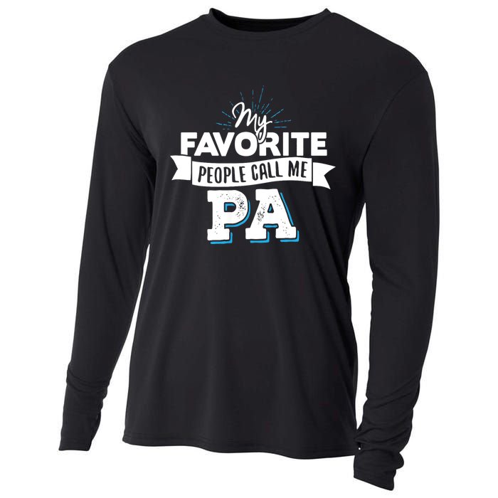 My Favorite People Call Me Pa Cooling Performance Long Sleeve Crew