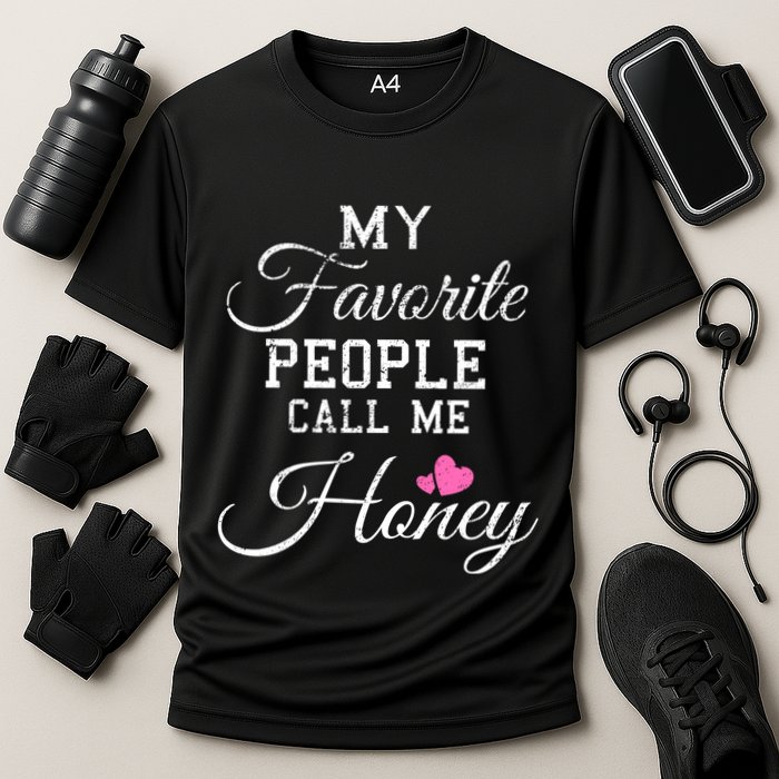 My Favorite People Call Me Honey Cooling Performance Crew T-Shirt