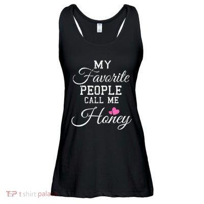 My Favorite People Call Me Honey Ladies Essential Flowy Tank
