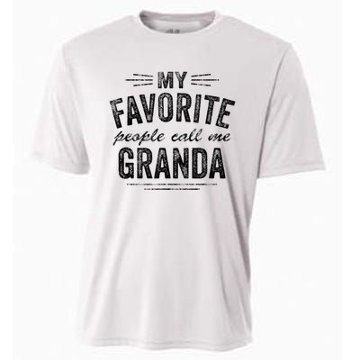 My Favorite People Call Me Granda Cooling Performance Crew T-Shirt