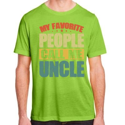 My Favorite People Call Me Uncle Vintage Adult ChromaSoft Performance T-Shirt