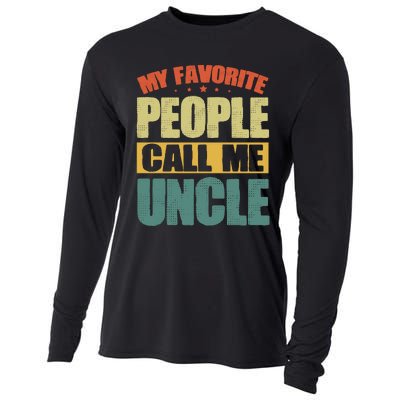 My Favorite People Call Me Uncle Vintage Cooling Performance Long Sleeve Crew