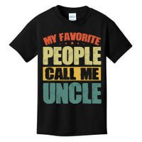 My Favorite People Call Me Uncle Vintage Kids T-Shirt