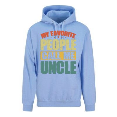 My Favorite People Call Me Uncle Vintage Unisex Surf Hoodie