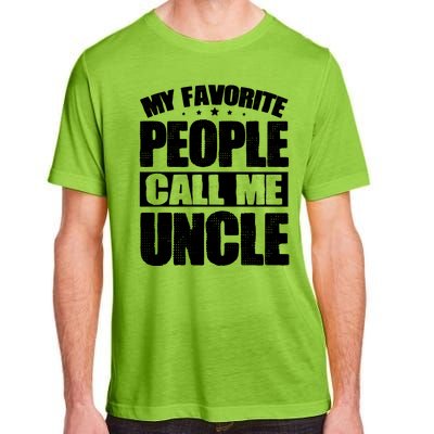 My Favorite People Call Me Uncle Vintage Adult ChromaSoft Performance T-Shirt