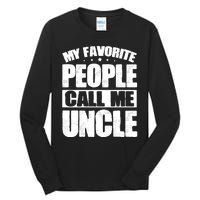 My Favorite People Call Me Uncle Vintage Tall Long Sleeve T-Shirt