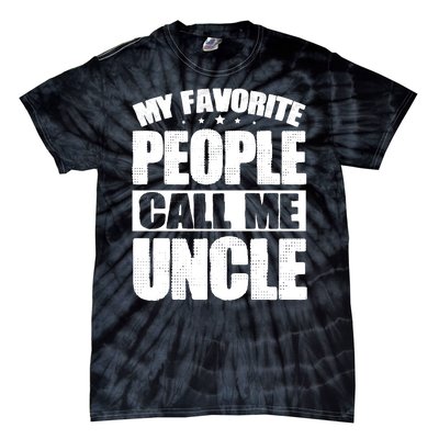 My Favorite People Call Me Uncle Vintage Tie-Dye T-Shirt