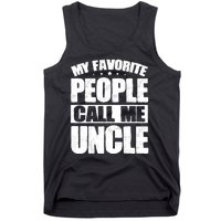 My Favorite People Call Me Uncle Vintage Tank Top