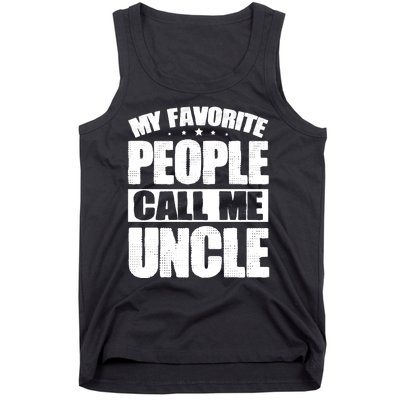 My Favorite People Call Me Uncle Vintage Tank Top