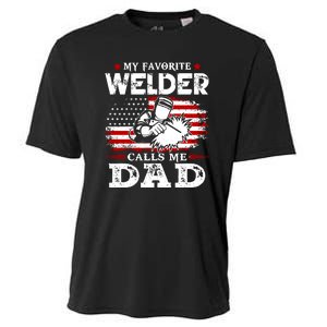 My Favorite Welder  People Call Me Daddy Funny Fathers Day Gift Cooling Performance Crew T-Shirt