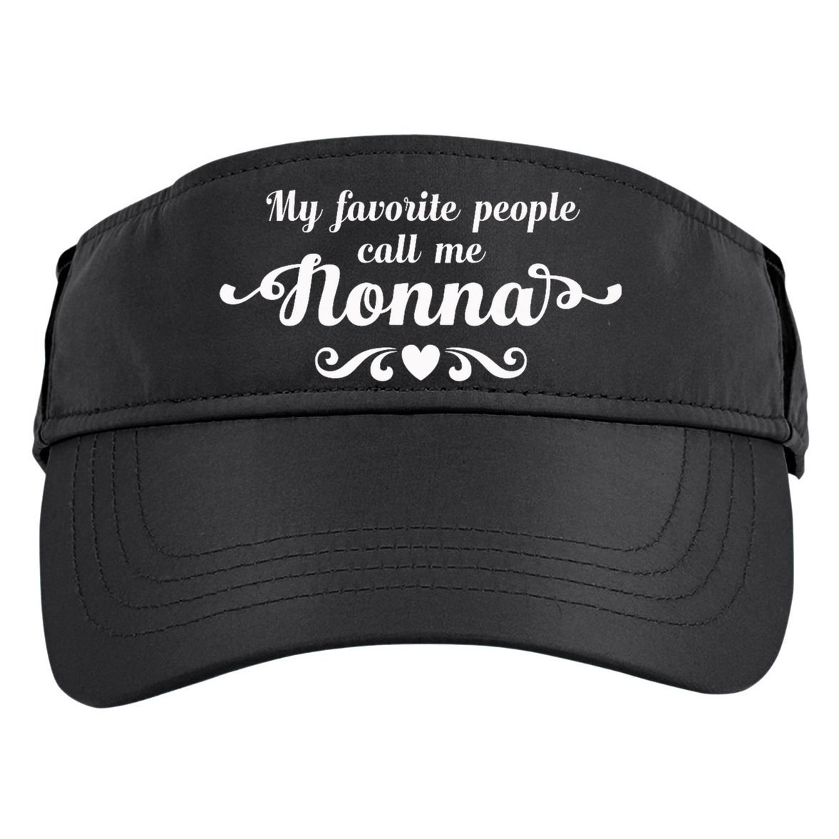 My Favorite People Call Me Nonna Adult Drive Performance Visor