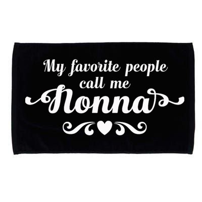 My Favorite People Call Me Nonna Microfiber Hand Towel