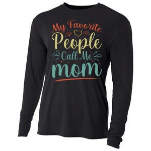 My Favorite People Call Me Mom Cooling Performance Long Sleeve Crew