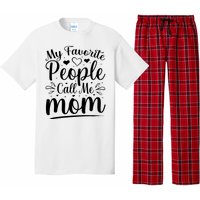 My Favorite People Call Me Mom Pajama Set