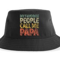 My Favorite People Call Me Papa Sustainable Bucket Hat