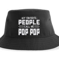 My favorite people call me Pop Pop  Sustainable Bucket Hat