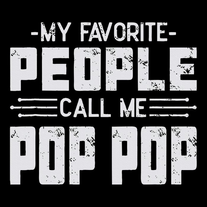 My favorite people call me Pop Pop  Sustainable Bucket Hat