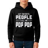 My favorite people call me Pop Pop  Kids Hoodie