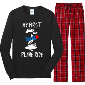 My First Plane Ride Gift Long Sleeve Pajama Set