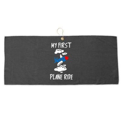 My First Plane Ride Gift Large Microfiber Waffle Golf Towel