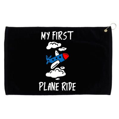 My First Plane Ride Gift Grommeted Golf Towel