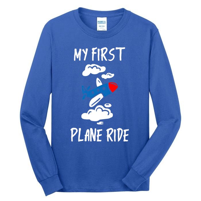 My First Plane Ride Gift Tall Long Sleeve T-Shirt