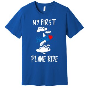 My First Plane Ride Gift Premium T-Shirt