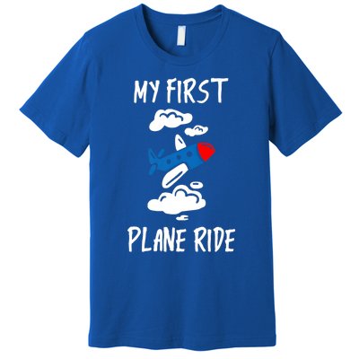 My First Plane Ride Gift Premium T-Shirt