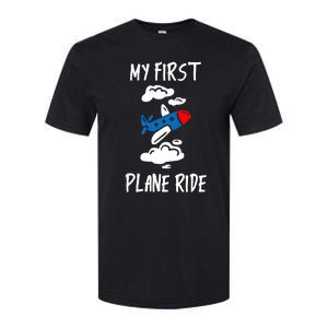 My First Plane Ride Gift Softstyle CVC T-Shirt