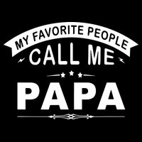 My Favorite People Call Me Papa Father's Day Sustainable Bucket Hat