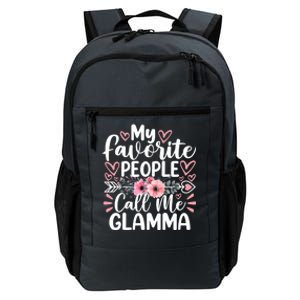 My Favorite People Call Me Glamma Funny MotherS Day Cute Gift Daily Commute Backpack